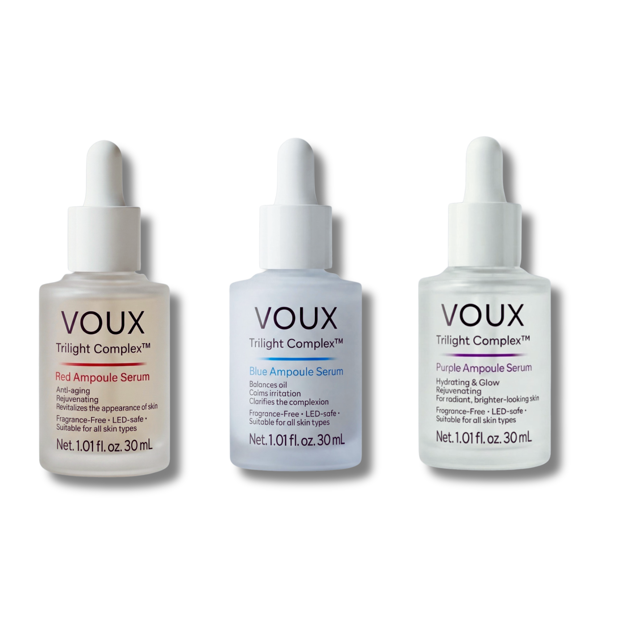 VOUX Trilight Complex™ 3-in-1 Korean Ampoule System