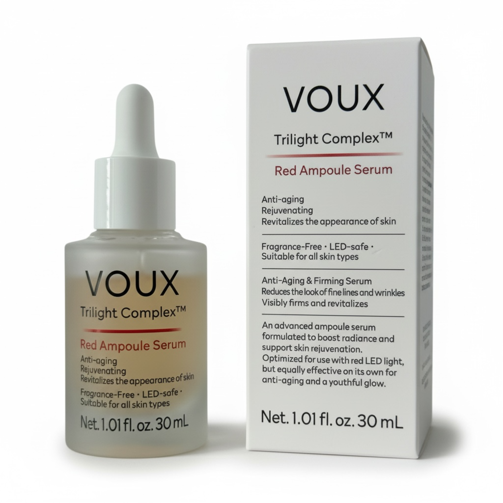 VOUX Trilight Complex™ - Red Ampoule Serum - Rejuvenation + Renewal