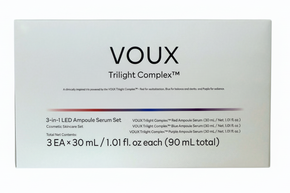 VOUX Trilight Complex™ 3-in-1 Korean Ampoule System